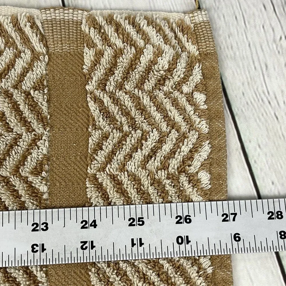 Lauren Ralph Lauren Set of 4 Towels Sanders Basketweave Herringbone Cotton